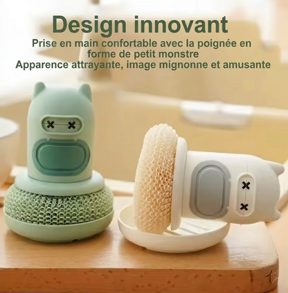 Brosse de Nettoyage à Poussoir | Frottez Moins, Nettoyez Mieux