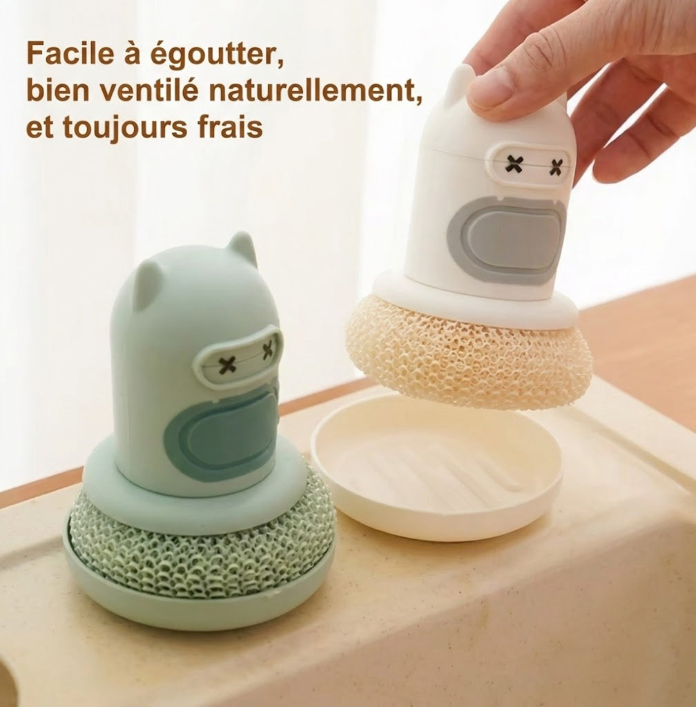 Brosse de Nettoyage à Poussoir | Frottez Moins, Nettoyez Mieux