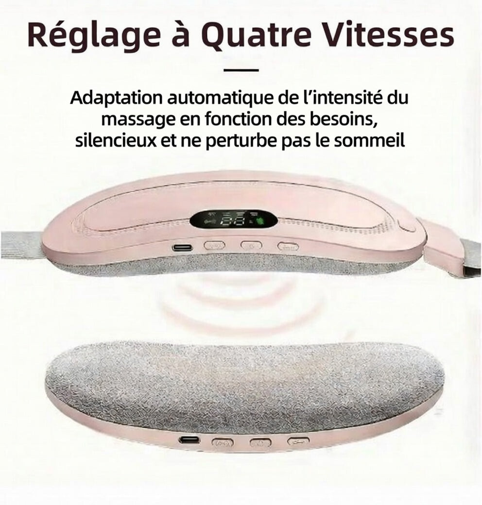 Ceinture Menstruelle Chauffante & Massante | Soulagement Instantané et Sans Fil