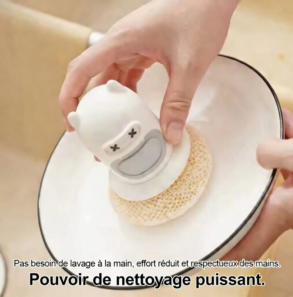 Brosse de Nettoyage à Poussoir | Frottez Moins, Nettoyez Mieux