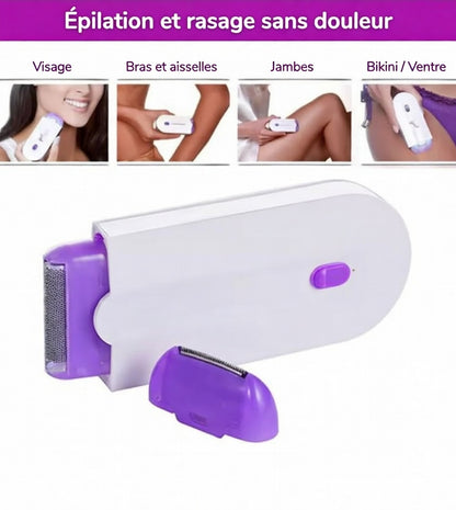 Épilateur Portable Sans Douleur | Votre Secret pour une Peau Lisse et Douce en Toute Circonstance