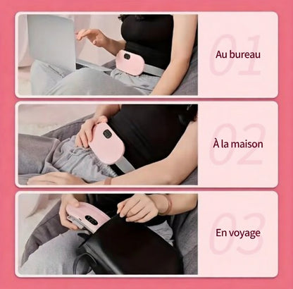 Ceinture Menstruelle Chauffante & Massante | Soulagement Instantané et Sans Fil