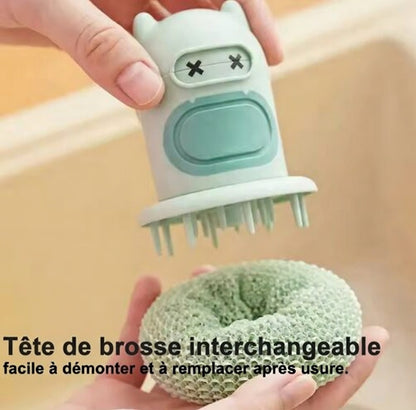 Brosse de Nettoyage à Poussoir | Frottez Moins, Nettoyez Mieux