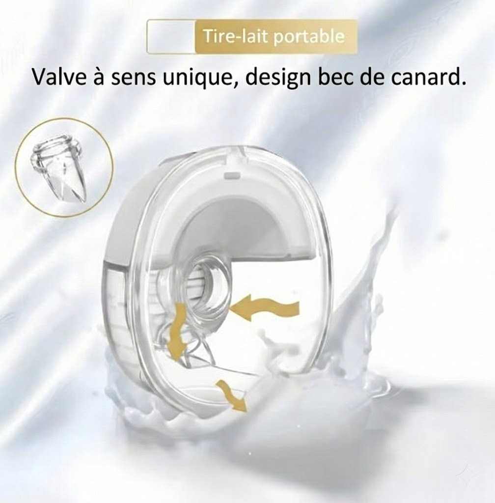 Tire-Lait Électrique Portable Intelligent | Le Secret d'un Allaitement en Toute Liberté