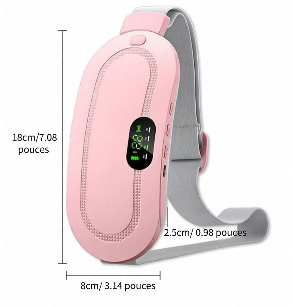 Ceinture Menstruelle Chauffante & Massante | Soulagement Instantané et Sans Fil
