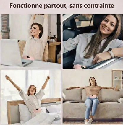 Ceinture Menstruelle Chauffante & Massante | Soulagement Instantané et Sans Fil