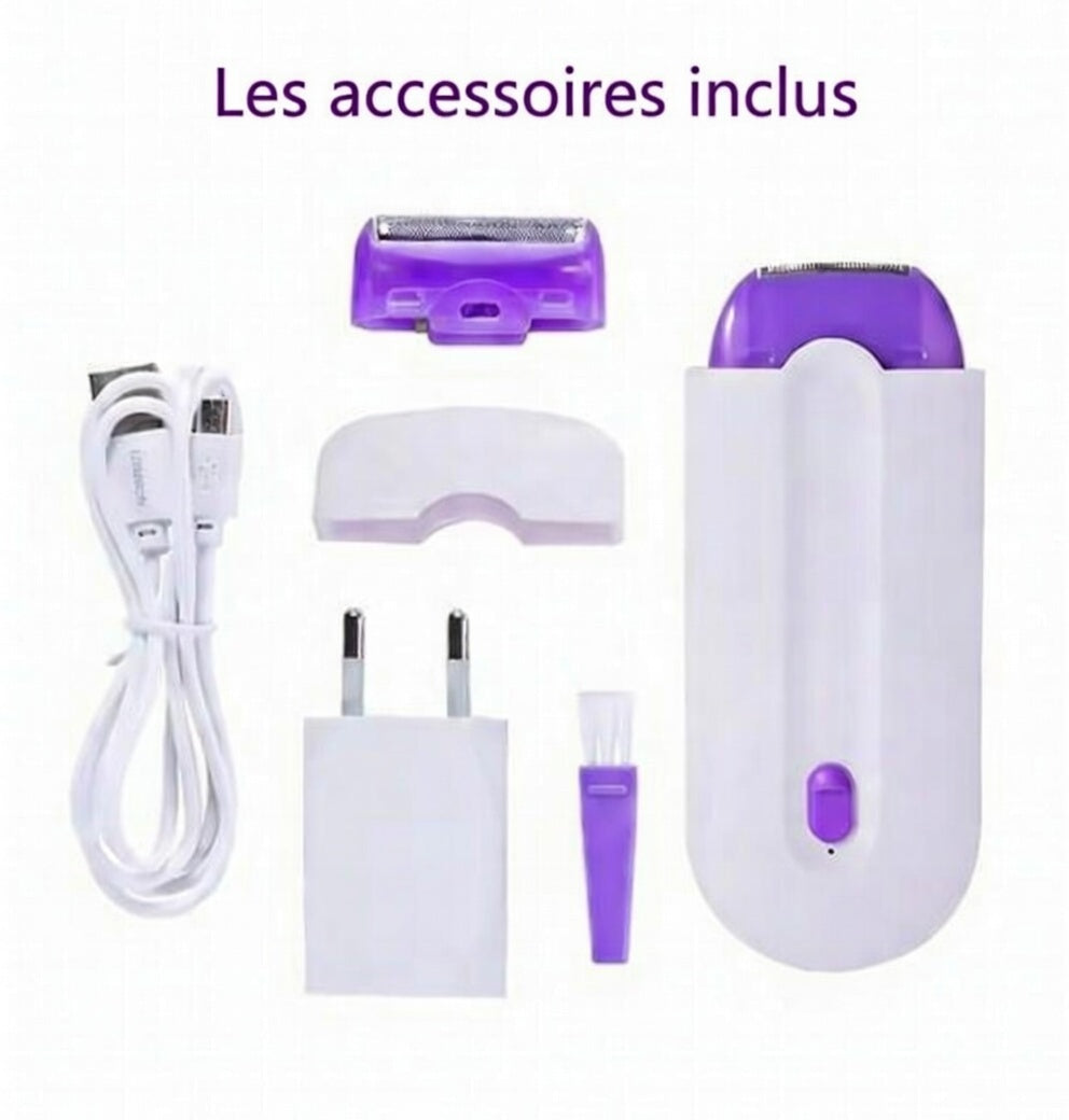 Épilateur Portable Sans Douleur | Votre Secret pour une Peau Lisse et Douce en Toute Circonstance