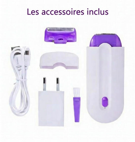 Épilateur Portable Sans Douleur | Votre Secret pour une Peau Lisse et Douce en Toute Circonstance